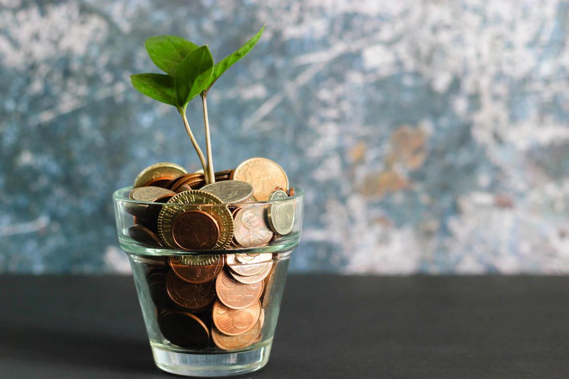 jar with coins